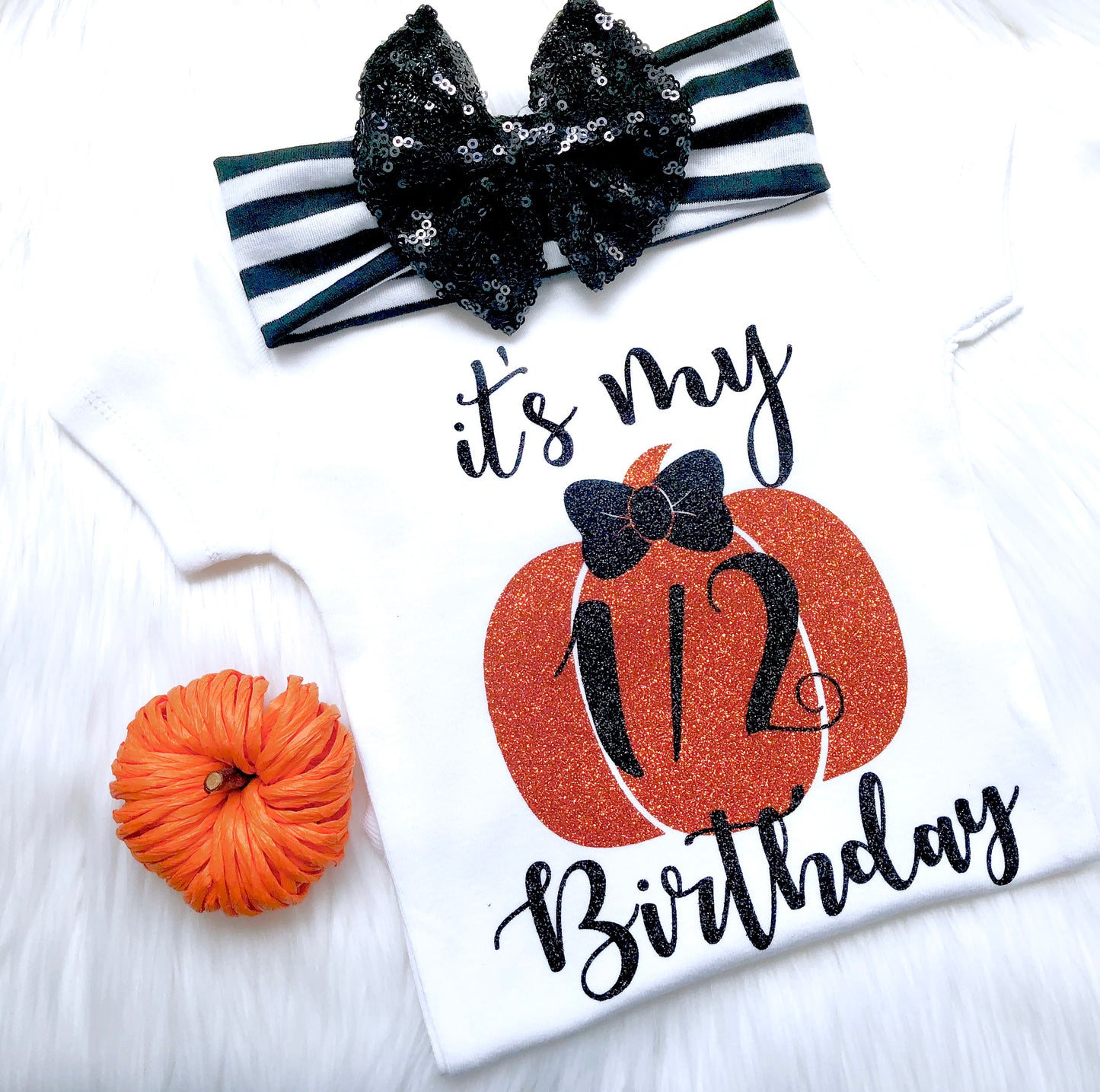 It’s my half birthday pumpkin Bodysuit
