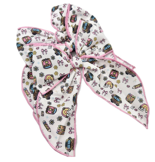 Girls school hair bow