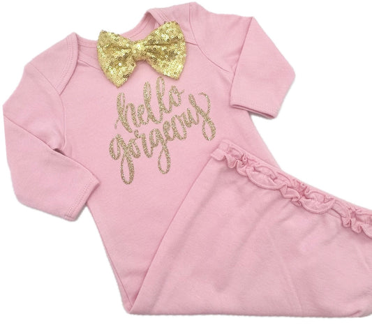 Hello Gorgeous Baby Gown