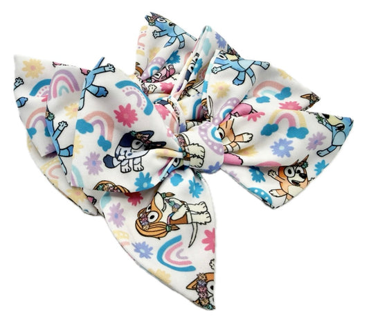 Girls Bluey & Friends Hair Bow Small