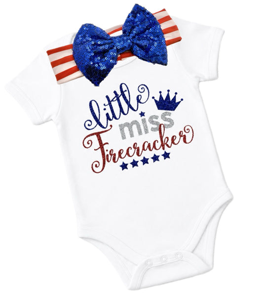 Little Miss Firecracker Bodysuit