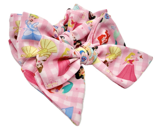 Small Gingham Princess hair bow